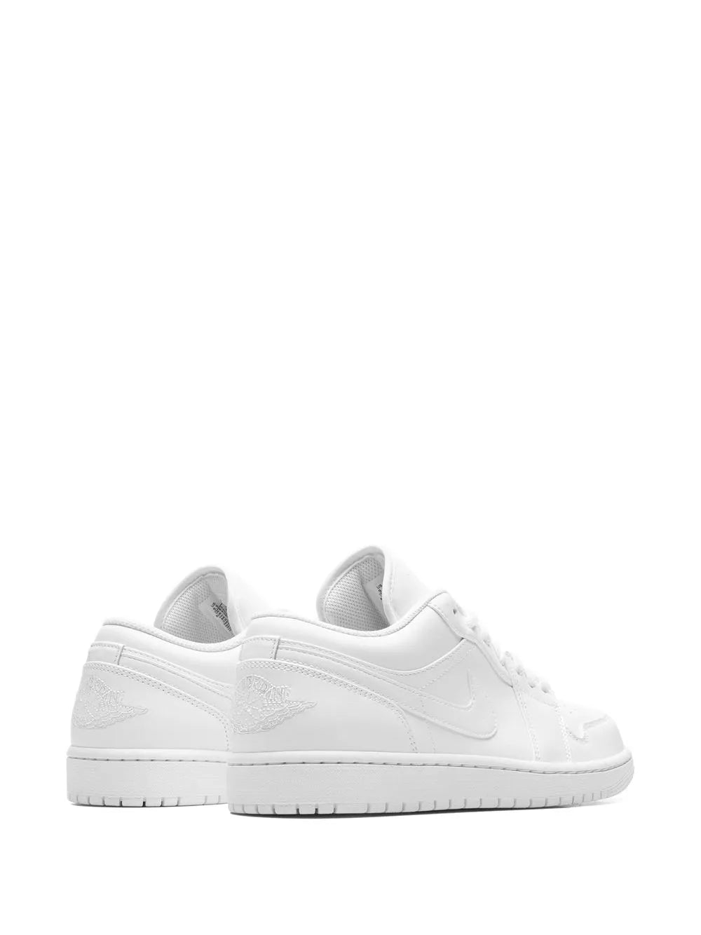 Air Jordan 1 Low White/White-White Sneakers — Same as shown — Size US M 9.5 - US W 11 — Back View