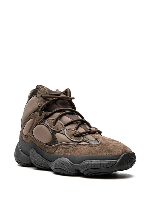 adidas Yeezy 500 High Taupe Black Sneakers — Brown — Size US M 6 - US W 7.5 — Side View