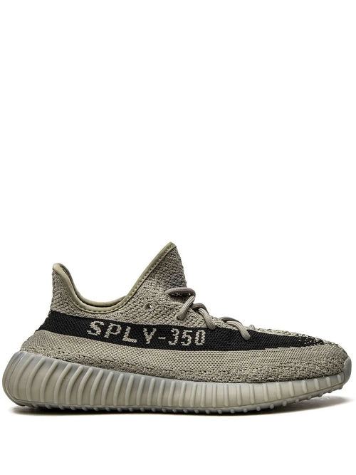 adidas Yeezy 350 V2 Granite Sneakers — Light Green — Size US M 6 - US W 7.5 — Front View