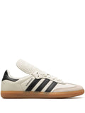 adidas X Human Race Samba White Sneakers — Light Beige — Size US M 11.5 - US W 13 — Front View