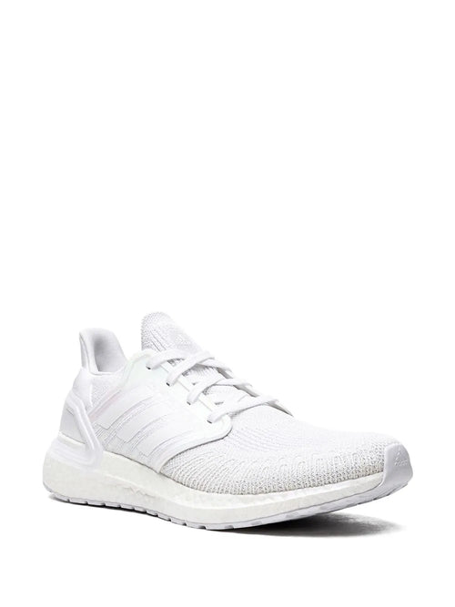 adidas Ultraboost 20 Triple White Sneakers — Same as shown — Size US M 5 - US W 6.5 — Side View