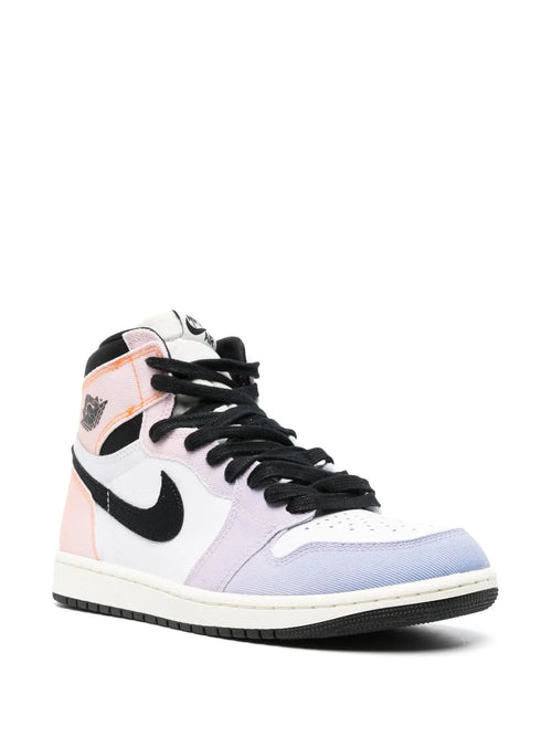 Air Jordan 1 High Og Sneakers — White/Multicolour — Size US M 6.5 - US W 8 — Side View