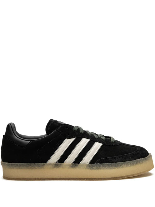 adidas X Clarks X Ronnie Fieg 8Th Street Samba Green Sneakers — Black/Green — Size US M 10 - US W 11.5 — Front View