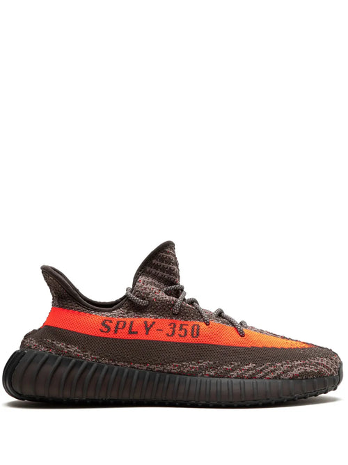 adidas Yeezy 350 Carbon Beluga Sneakers — Brown — Size US M 6 - US W 7.5 — Front View