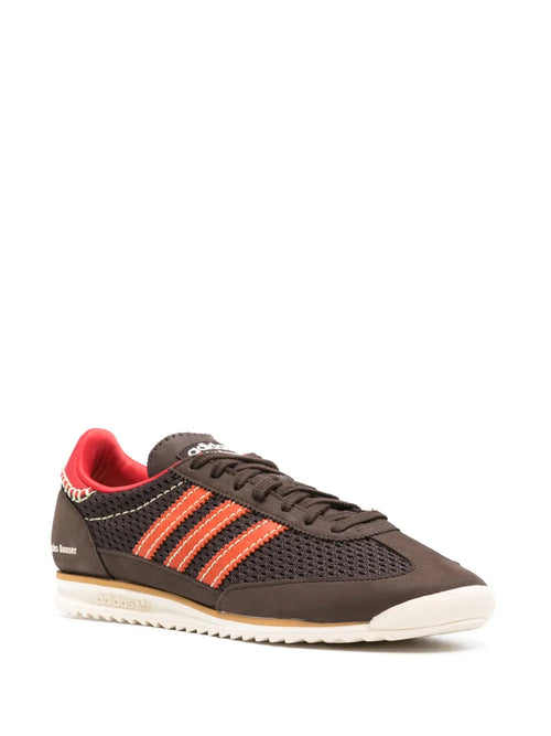 adidas X Wales Bonner Sl72 Knit Sneakers — Brown/Red/Orange — Size US M 6 - US W 7.5 — Side View