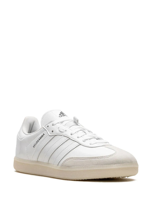 adidas Velosamba Vegan Cloud White Sneakers — White — Size US M 5 - US W 6.5 — Side View