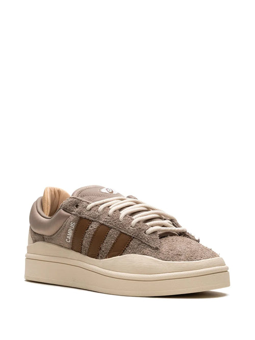 adidas X Bad Bunnny Campus Lace-Up Sneakers — Coffee Brown — Size US M 8 - US W 9.5 — Side View