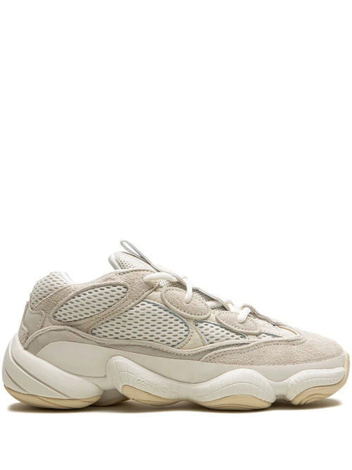 adidas Yeezy 500 2023 - Bone White Sneakers — Light Beige — Size US M 6 - US W 7.5 — Front View