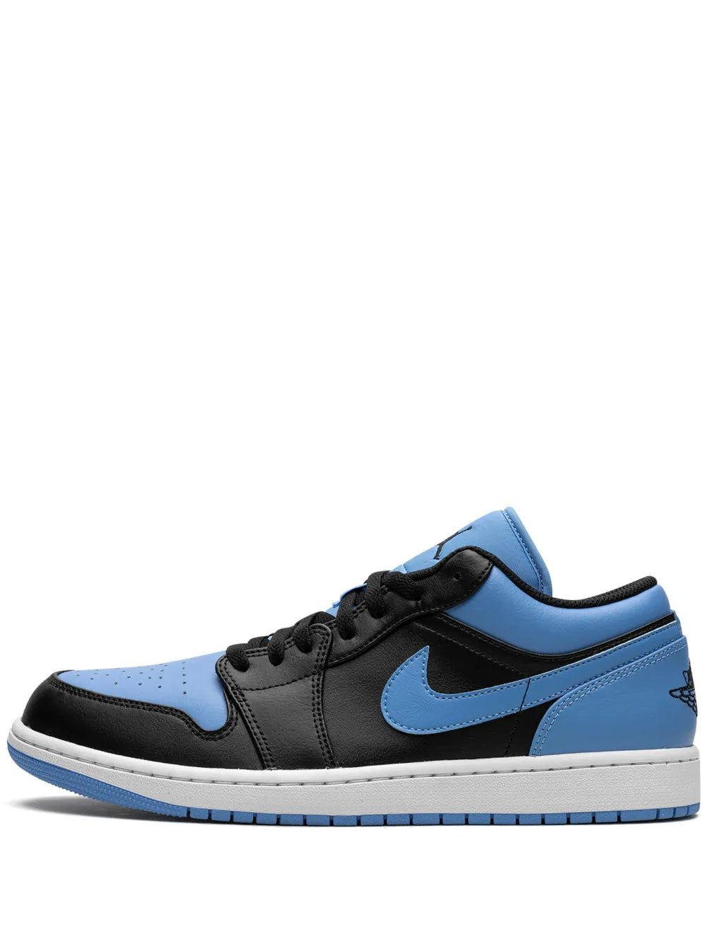 Air Jordan 1 Low University Blue Sneakers — Black/Blue — Size US M 9.5 - US W 11 — Alternate View 7
