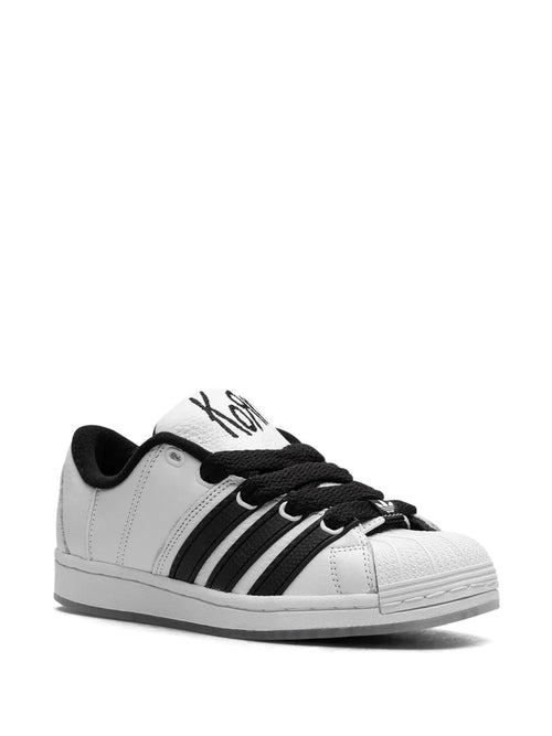 adidas X Korn Supermodified Sneakers — White/Black — Size US M 6 - US W 7.5 — Side View