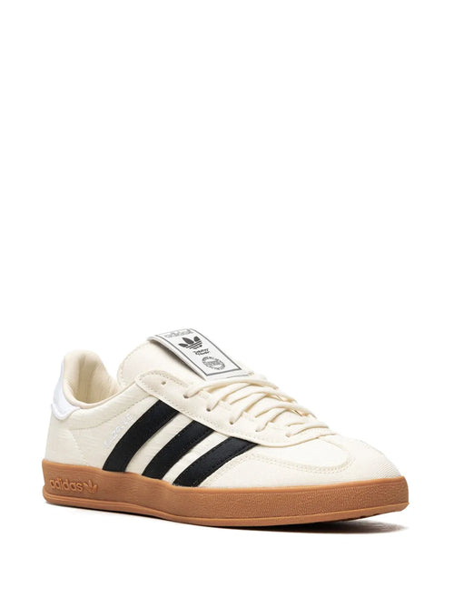 adidas X Dorophy Tang Gazelle Indoor Sneakers — Cream White/Black — Size US M 4 - US W 5.5 — Side View