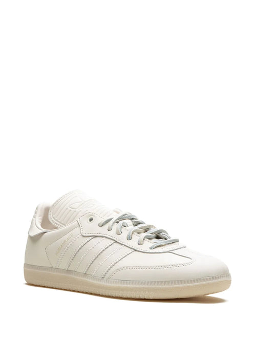 adidas X Pharrell Williams Samba Humanrace White Sneakers — White — Size US M 10 - US W 11.5 — Side View