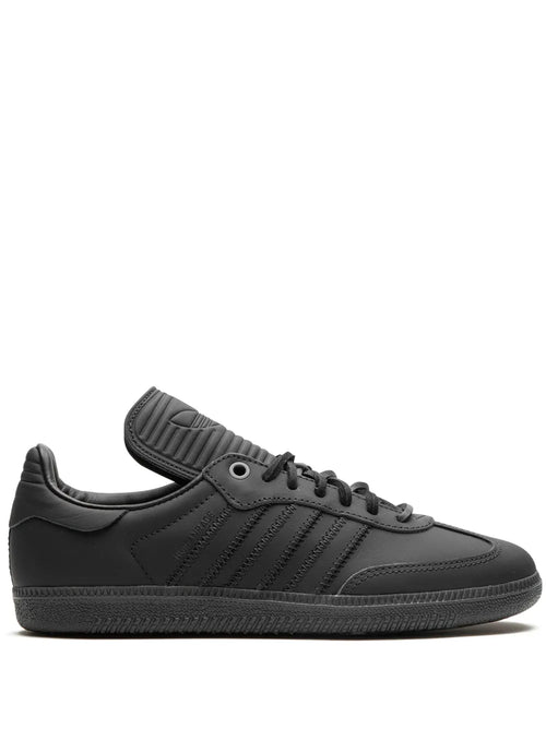 adidas X Pharrell Humanrace Samba Charcoal Sneakers — Charcoal Grey — Size US M 6 - US W 7.5 — Front View