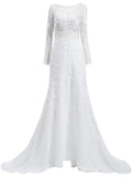 Tadashi Shoji Holden Embroidered Mermaid Gown — White/ Red/ Ivory — Size XS — Front View