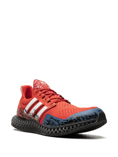 adidas X Marvel Ultra 4D Spider-Man 2 Sneakers — Orange — Size US M 6 - US W 7.5 — Side View