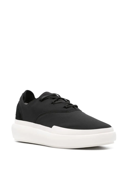 adidas Y-3 Ajatu Court Formal Low-Top Sneakers — Black/White — Size US M 6 - US W 7.5 — Side View