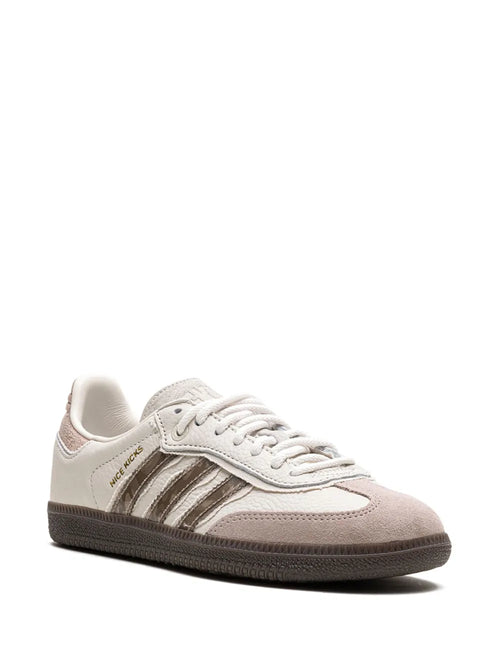adidas X Nice Kicks Samba Consortium Cup Sneakers — Cream White — Size US M 6 - US W 7.5 — Side View