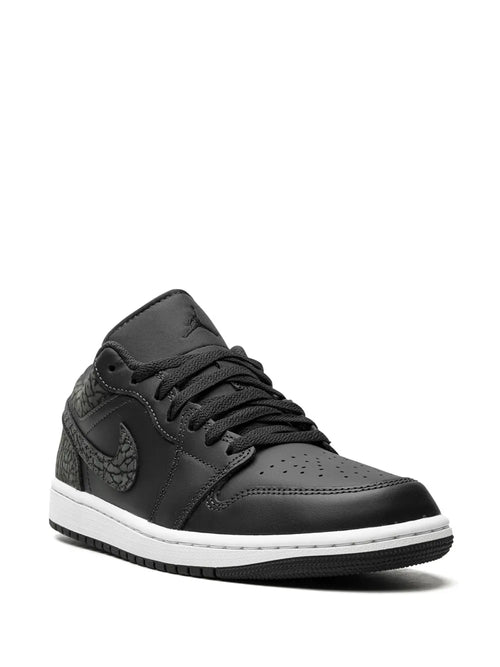 Air Jordan 1 Low Black Elephant Sneakers — Black — Size US M 11.5 - US W 13 — Side View