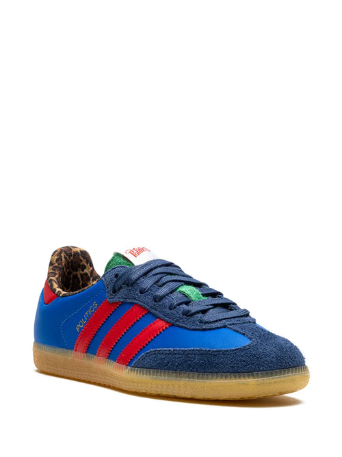 adidas X Sneaker Politics Samba Consortium Cup Sneakers — Royal Blue — Size US M 8 - US W 9.5 — Side View