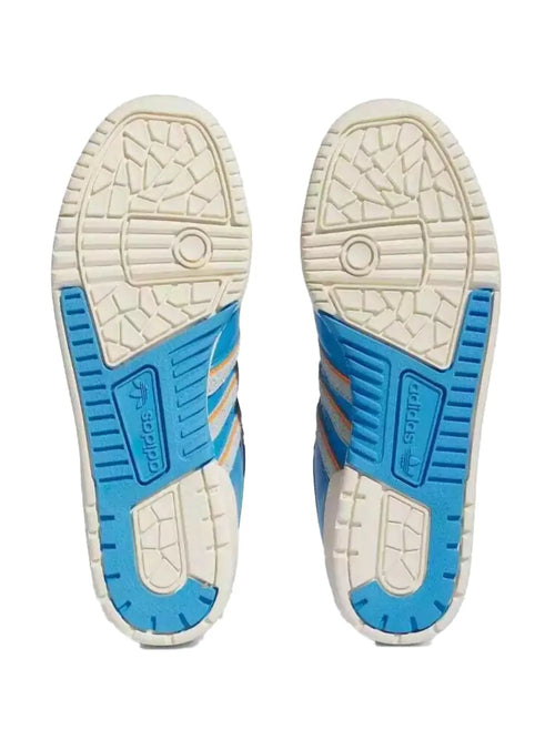 adidas X The Simpsons Rivalry Low Itchy Sneakers — Light Blue — Size US M 9 - US W 10.5 — Side View