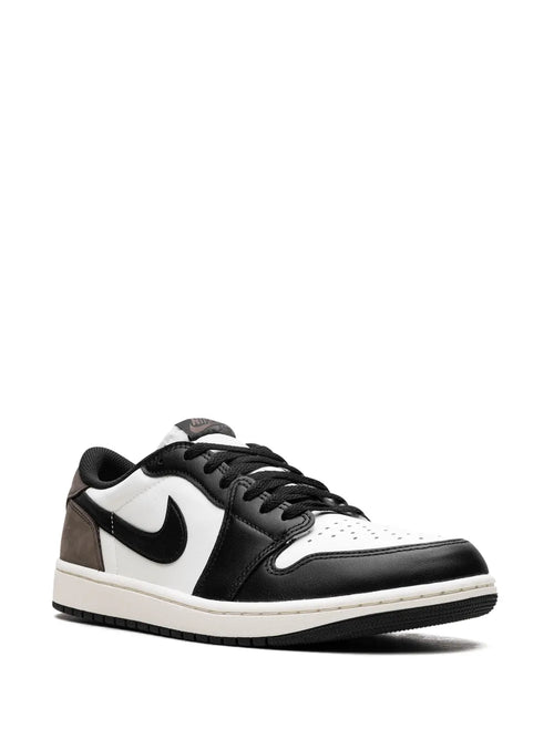 Air Jordan 1 Low Og Mocha Sneakers — White/Black/Brown — Size US M 10.5 - US W 12 — Side View