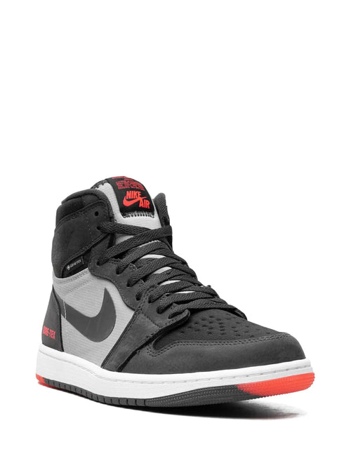 Air Jordan 1 Element Bred Sneakers — Black/Grey/Red — Size US M 6.5 - US W 8 — Side View