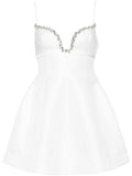 Acler Sweetheart Neckline Dress — White/ Ivory — Size XS — Front View