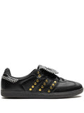 adidas X Wales Bonner Samba  Studded Pack - Black Sneakers — Black — Size US M 9 - US W 10.5 — Front View
