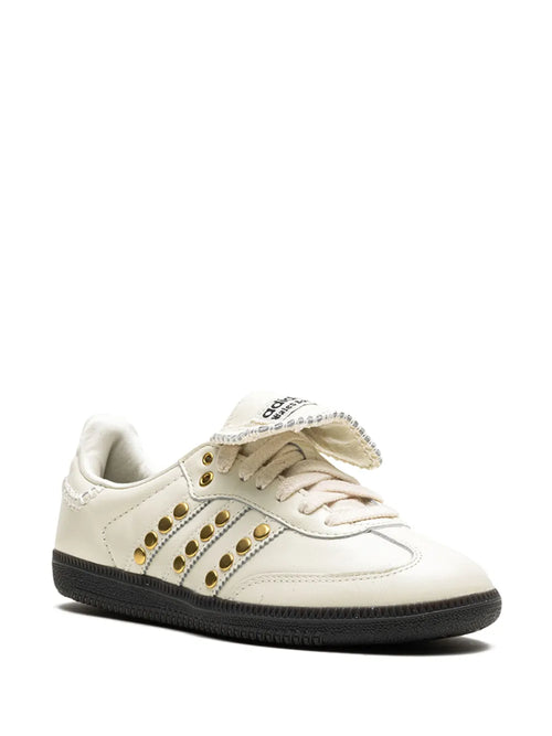 adidas X Wales Bonner Samba  Studded Pack - Cream Sneakers — Cream White — Size US M 9 - US W 10.5 — Side View