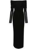 Manuri Amara 26 Maxi Dress — Black — Size XS — Front View