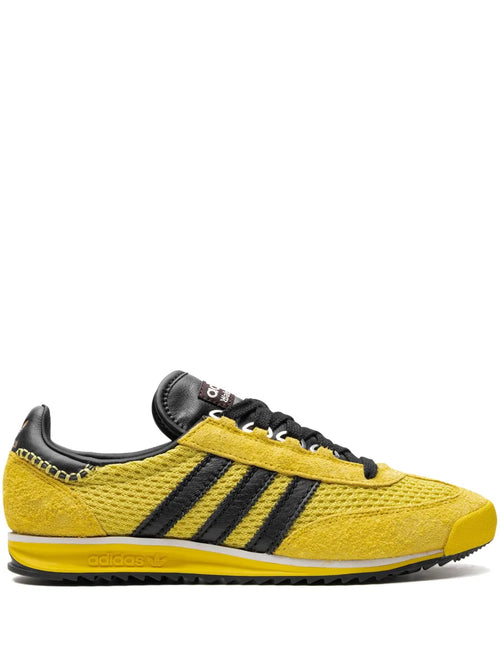 adidas X Wales Bonner Sl 76 Yellow Sneakers — Yellow/Orange/Black — Size US M 6 - US W 7.5 — Front View