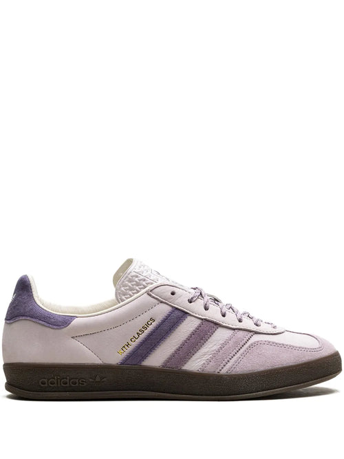adidas X Kith Classics Gazelle Indoor Ash Purple Sneakers — Purple — Size US M 6 - US W 7.5 — Front View