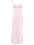 Anna October Waterlily Dress — Red/ Pink — Size XXS — Front View