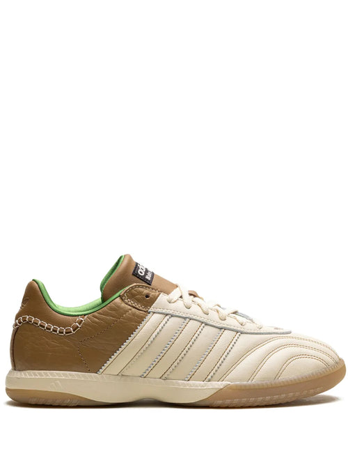 adidas X Wales Bonner Samba Millennium Elena Nappa Sneakers — Light Beige — Size US M 9 - US W 10.5 — Front View