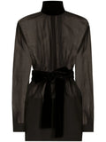 Dolce Gabbana Crepe Dress — Black — Size XS — Front View