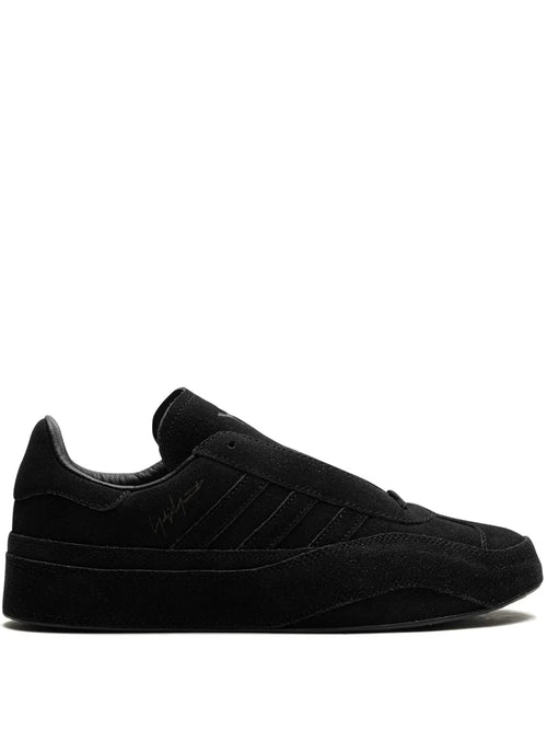 adidas X Yohji Yamamoto Gazelle Low-Top Sneakers — Black — Size US M 7 - US W 8.5 — Front View