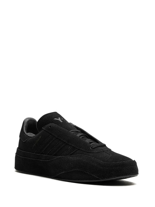 adidas X Yohji Yamamoto Gazelle Low-Top Sneakers — Black — Size US M 7 - US W 8.5 — Side View