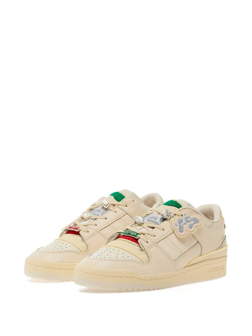 adidas X Footshop Forum Low Sneakers — Beige — Size US M 4 - US W 5.5 — Side View