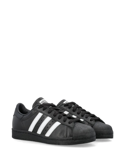 adidas Superstar 82 Sneakers — Black — Size US M 4 - US W 5.5 — Side View