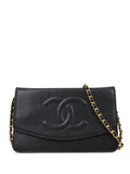 Chanel Pre Owned 2000 Cc Stitch Wallet On Chain — Same as shown — Size One Size — Front View