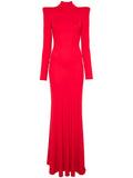 Vpm Atelier Irma Maxi Dress — Red — Size XS — Front View