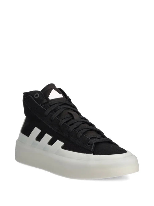 adidas Znsored Hi Sneakers — Black — Size US M 3.5 - US W 5 — Side View