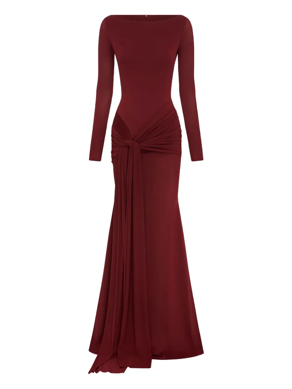 Alex Perry Draped Dress — Red — Size XS — Front View