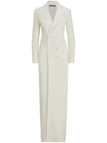 Ralph Lauren Collection Kristian Maxi Dress — Beige — Size XS — Front View