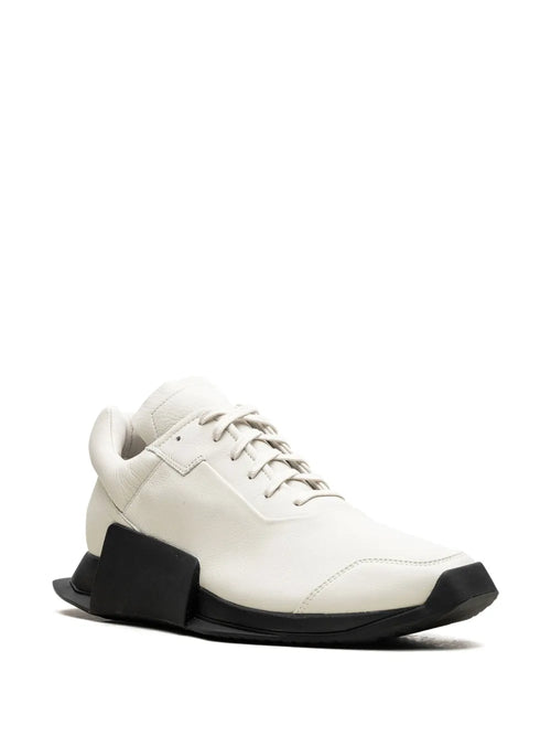 adidas X Rick Owens Level Runner Low 2 Sneakers — White — Size US M 9 - US W 10.5 — Side View