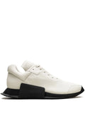 adidas X Rick Owens Level Runner Low 2 Sneakers — White — Size US M 9 - US W 10.5 — Front View