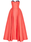 Sabina Bilenko Mariastella Gown — Orange — Size XS — Front View