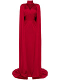 Saiid Kobeisy Jersey Dress — Red — Size XS — Front View