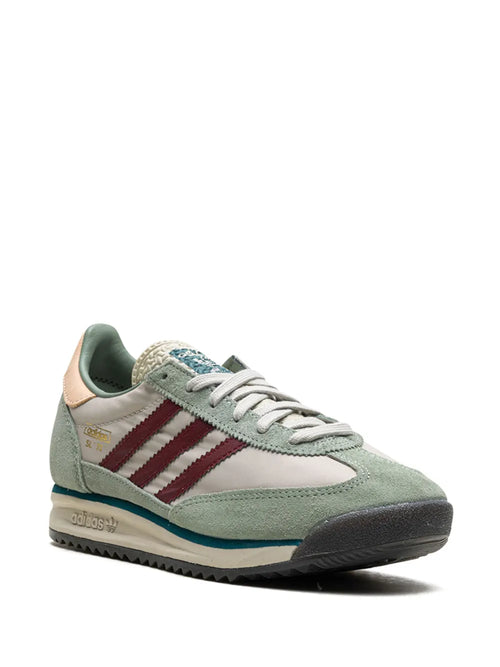adidas Sl72 Rs Putty Grey Shadow Red Sneakers — Sage Green — Size US M 9 - US W 10.5 — Side View