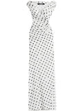 Jacquemus The Rita Long Dress — White — Size XS — Front View